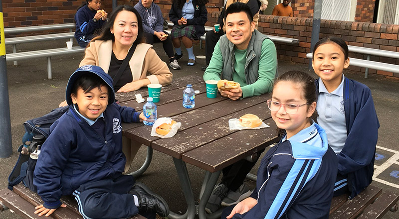 Holy Trinity Catholic Primary School Granville dedicated parents and students