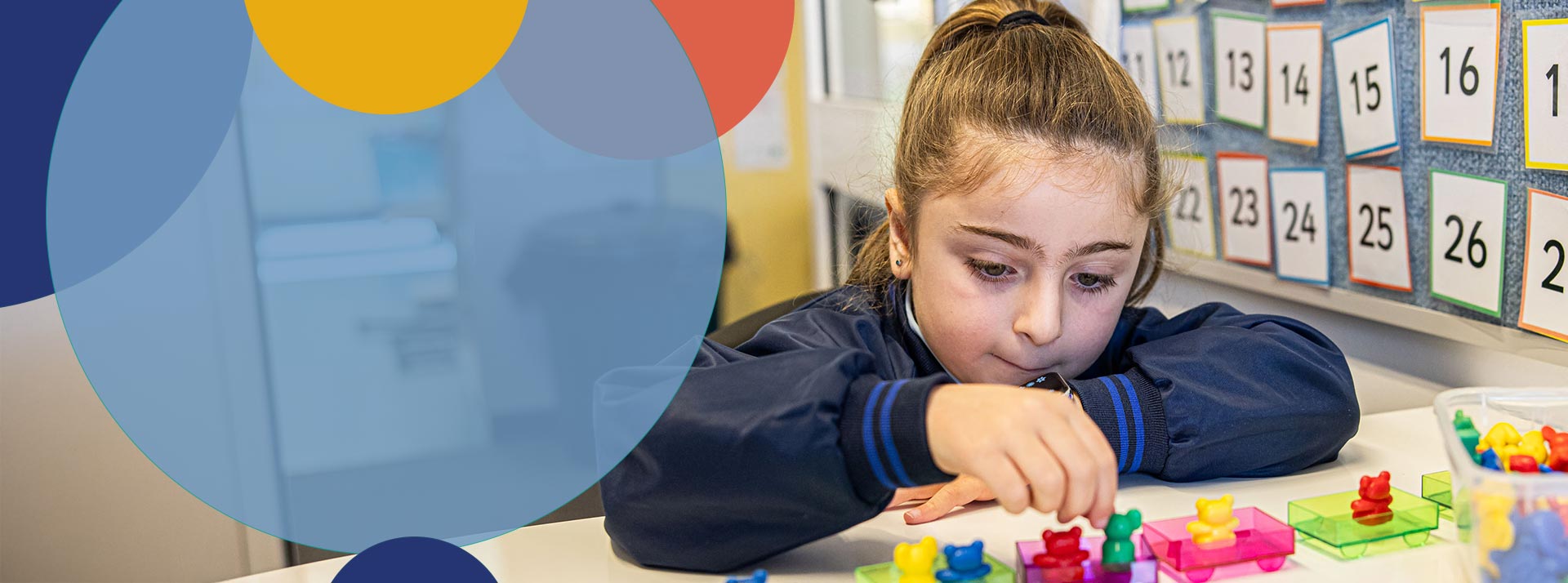 Holy Trinity Granville Primary student in maths class